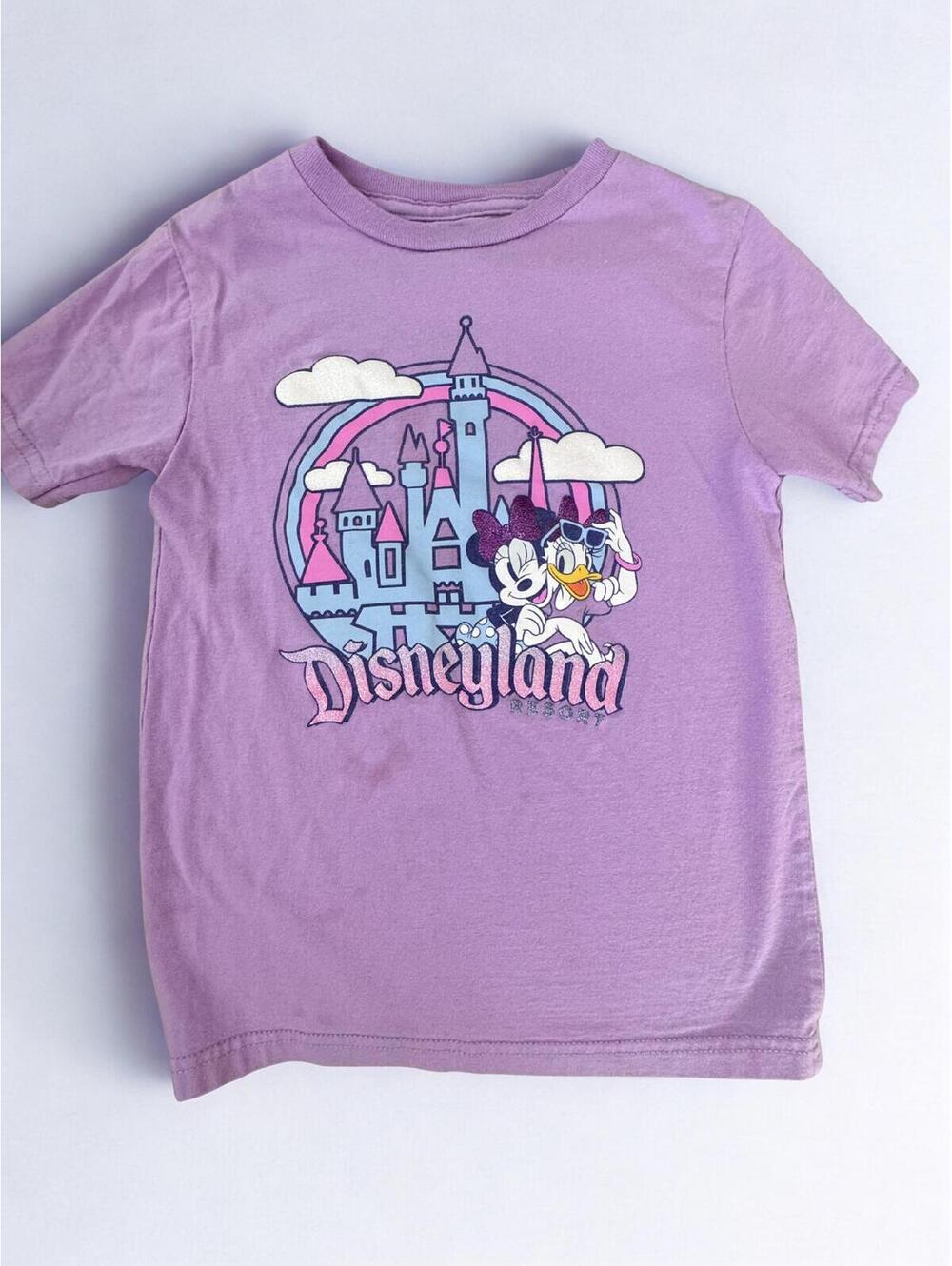 GIRLS DISNEYLAND GLITTER CASTLE MINNIE DAISY XS